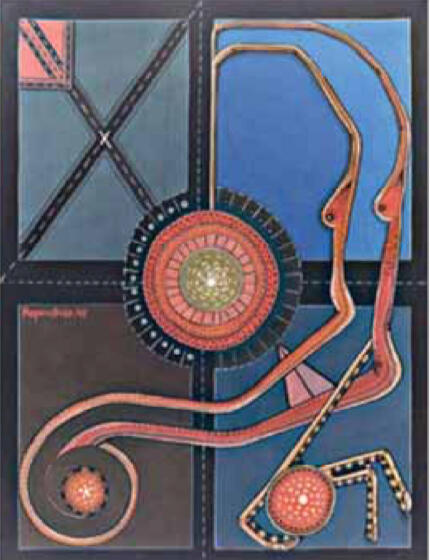 Maria Marachrowka Maria Marachowska auf Biberspur damals Ausstellung im Magazin "Die Kiezmeile" Berlin 2006